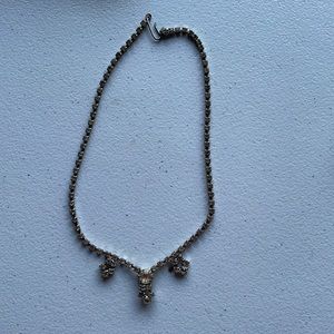 Rhinestone Necklace Vintage